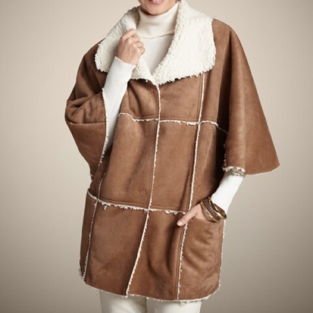 SUEDE SHERPA LOGAN JACKET